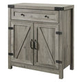 Grey Wash Accent Storage Cabinet Y20236