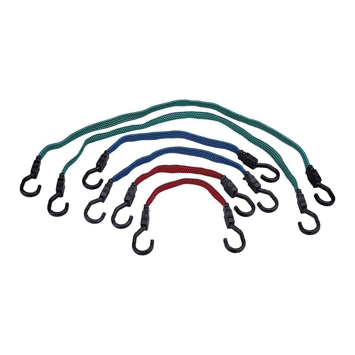 Elastic Tie Downs, 6-Piece V9778