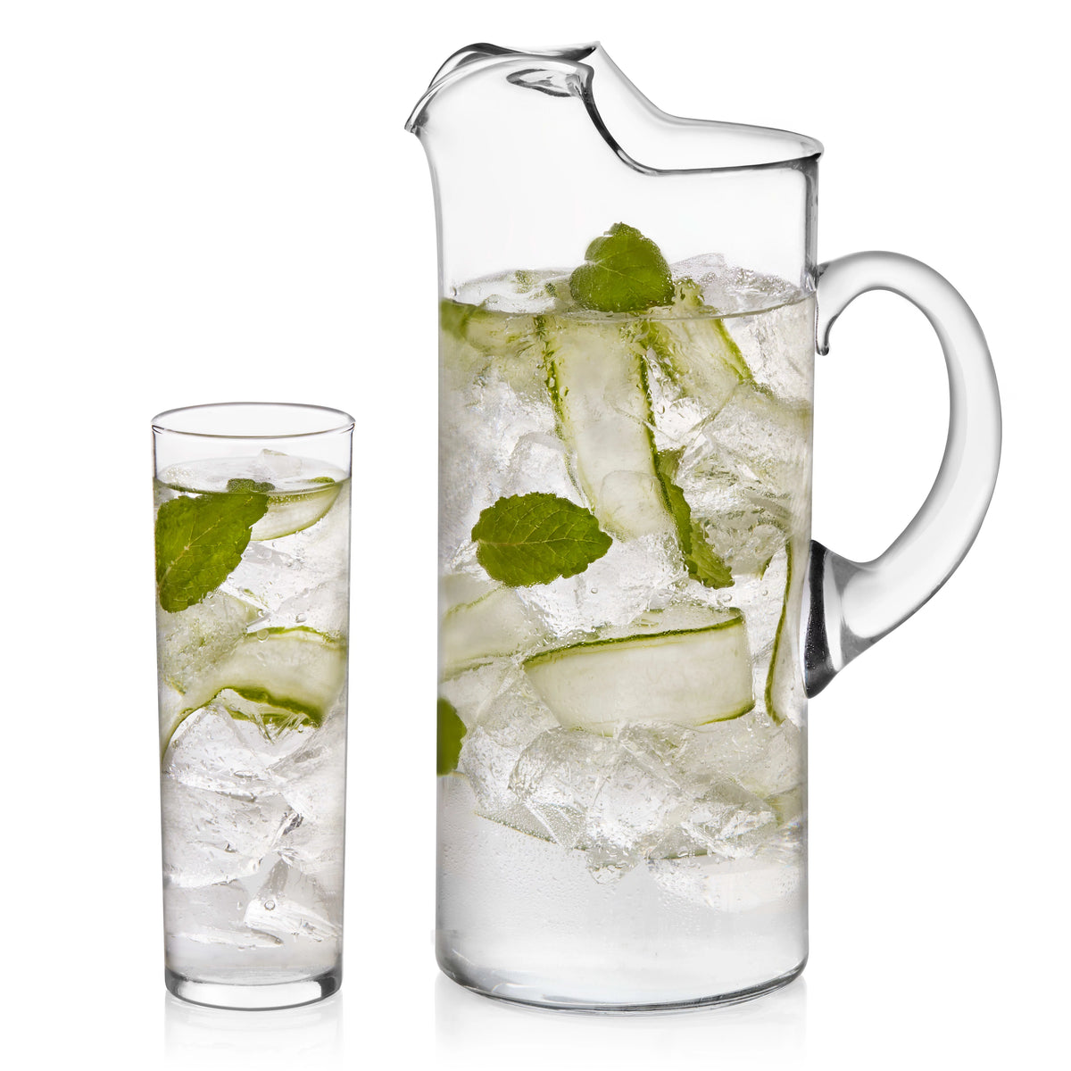 6 Highball Glasses and Pitcher Set T304461