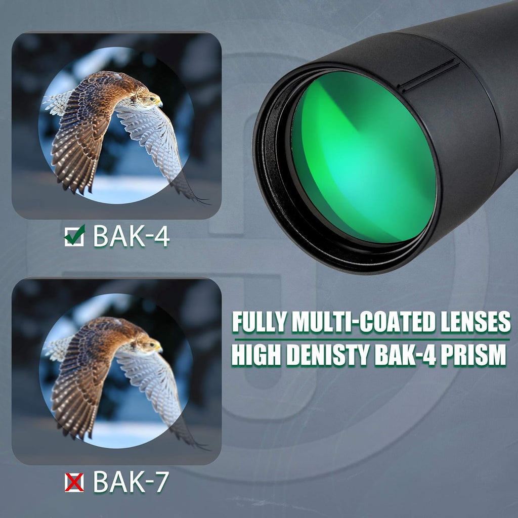 20-60x80mm HD Spotting Scope with Tripod and Carry Case Q887217