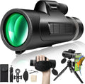12X50 BAK4 Prism FMC Monocular with Smartphone Adapter and Tripod B4210