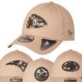 Beige Wood Camo Stretch Cap I85590