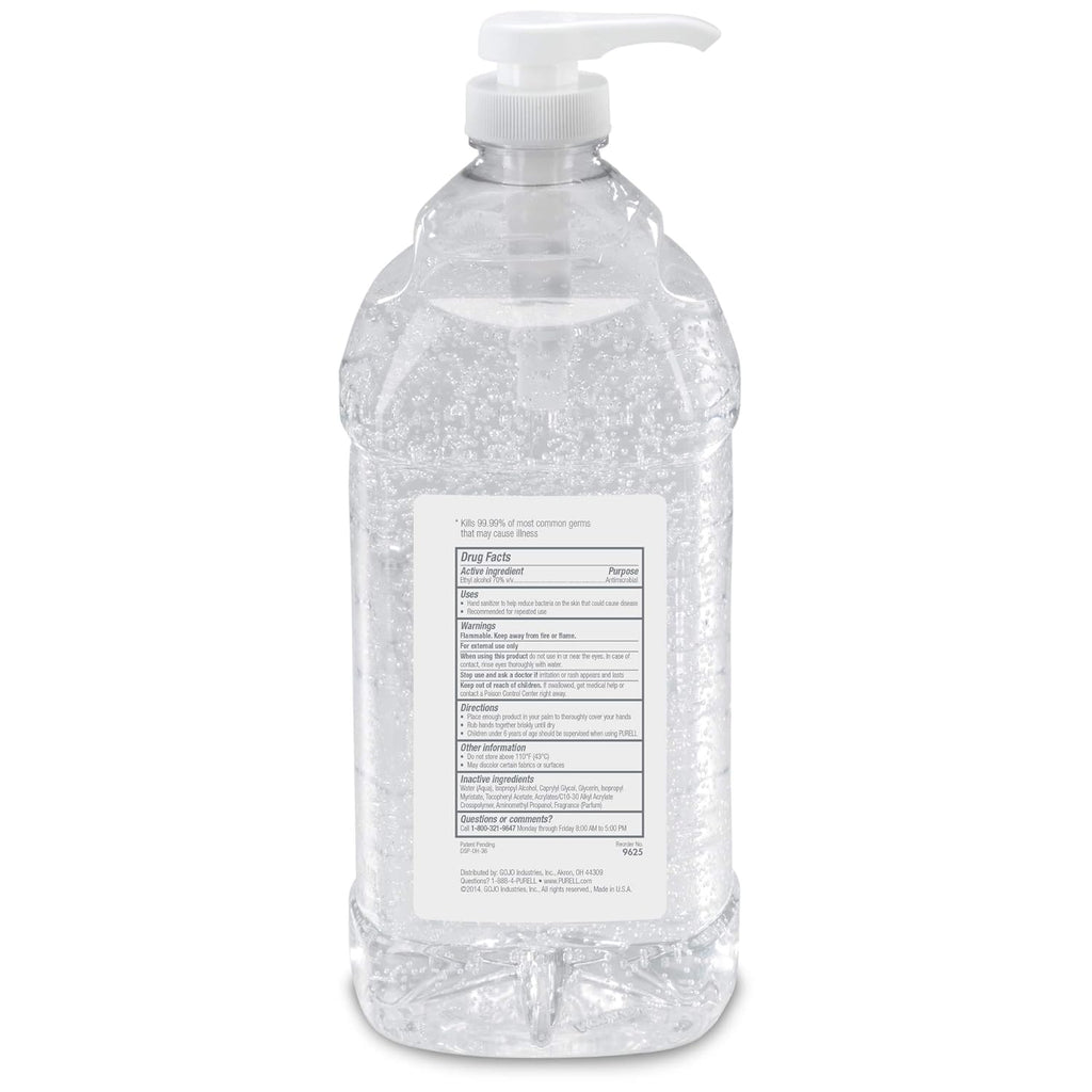 2-Liter Pump Bottle Hand Sanitizer Gel R1780