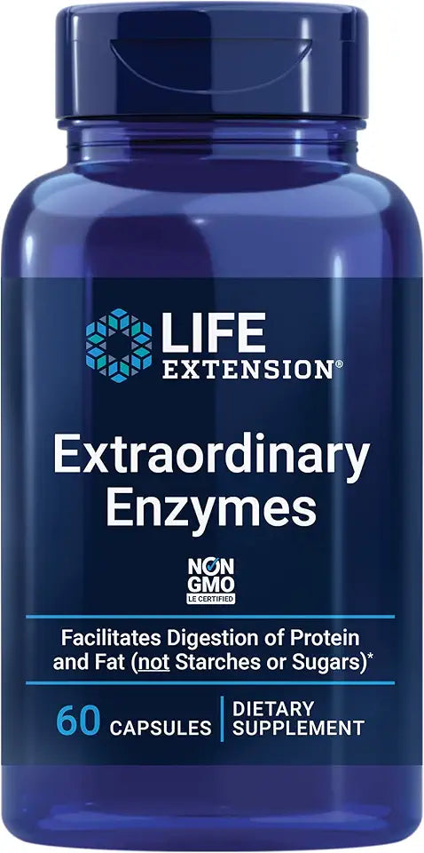 60 Capsules Digestive Enzymes Y359471
