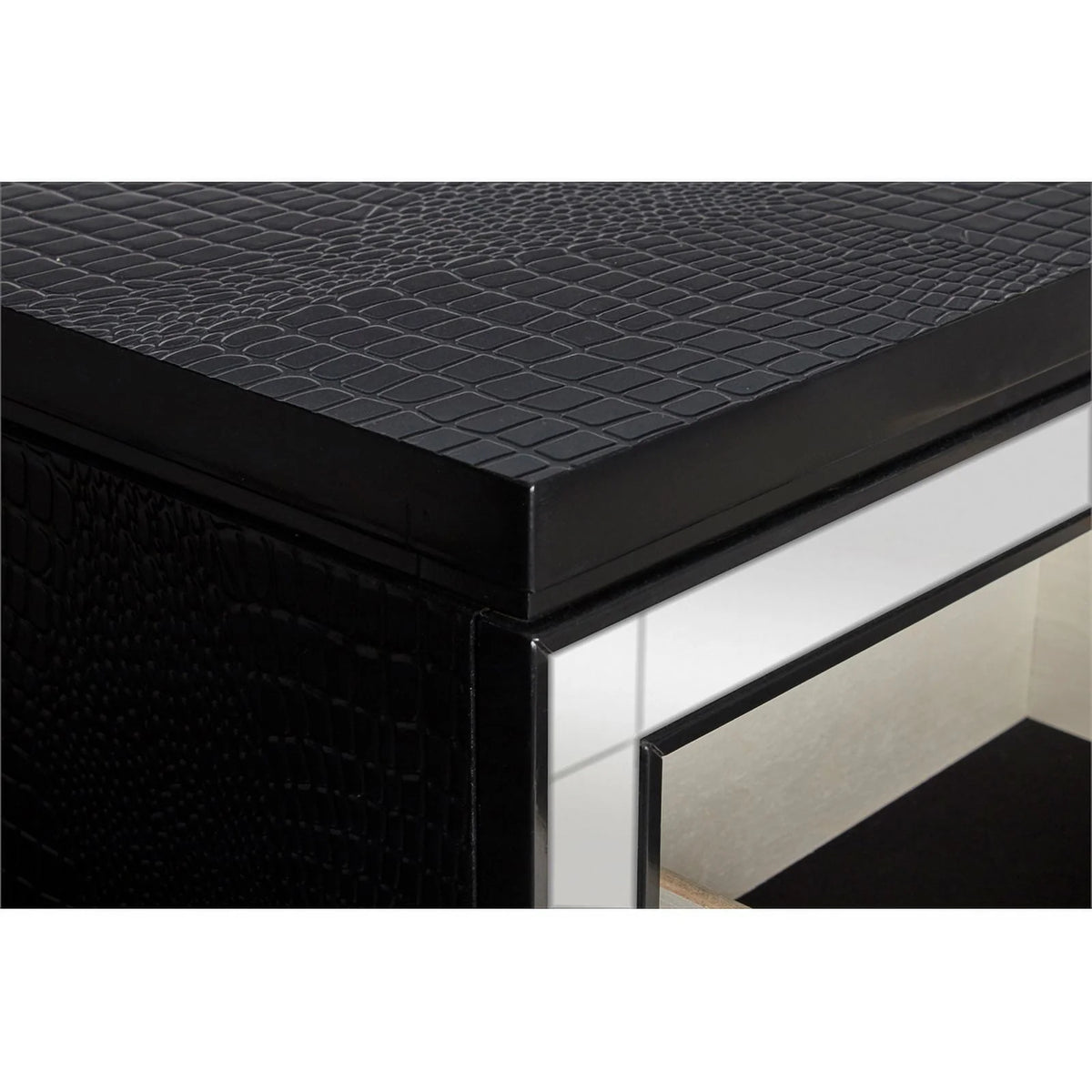 Black 7-Drawer Wood Lingerie Chest Q912265