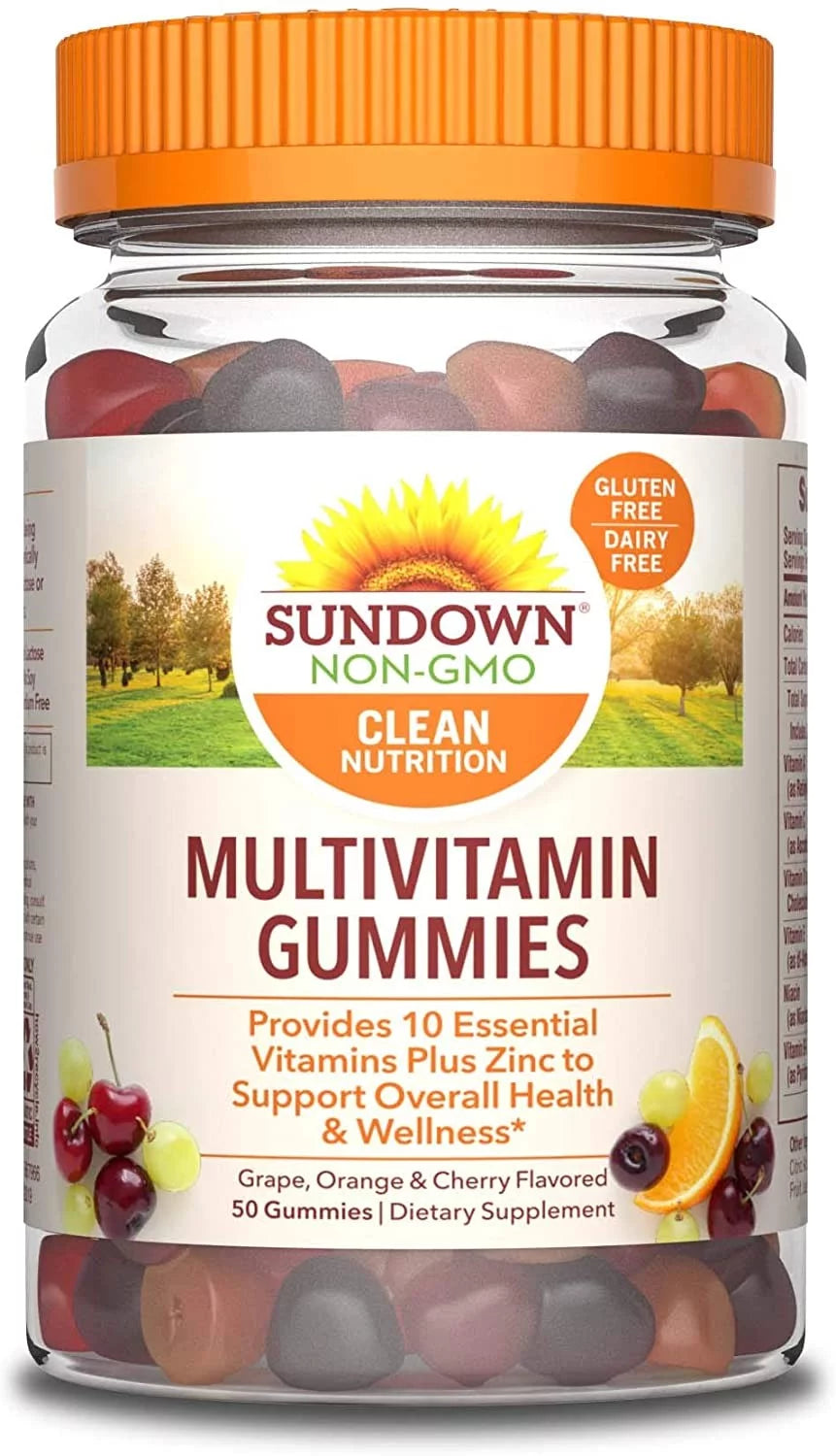 Adult Multivitamin with Zinc, Vitamins A, C, D, E, 50 ct (Pack of 6) Y8282