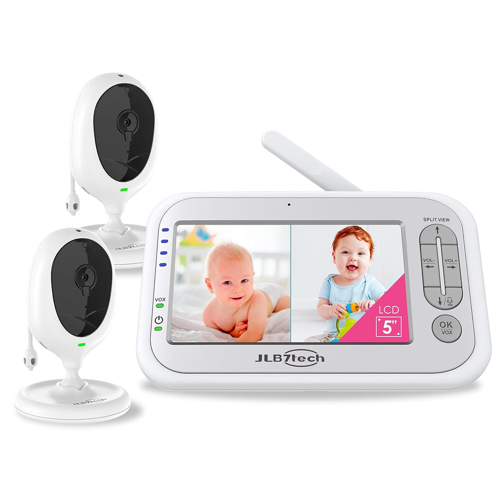 5 Split Screen Video Baby Monitor with 2 Cameras and Audio S378972