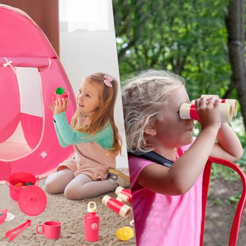 Kids Camping Set with Tent and Campfire B7296