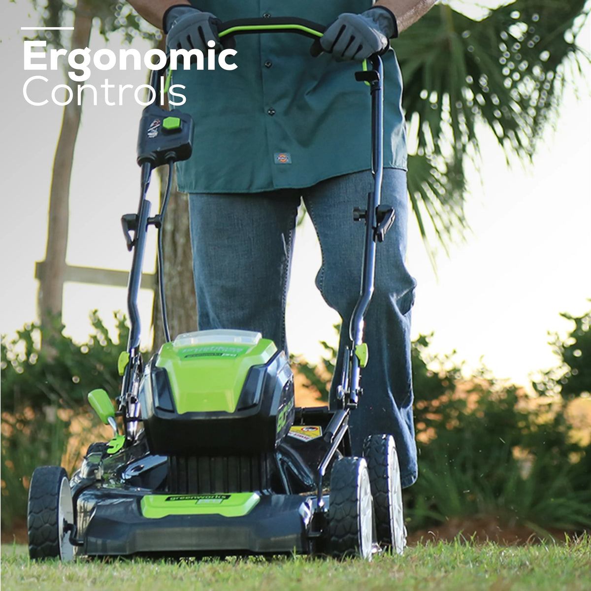 80V 21 Self Propelled Mower 5Ah Battery & Charger B351