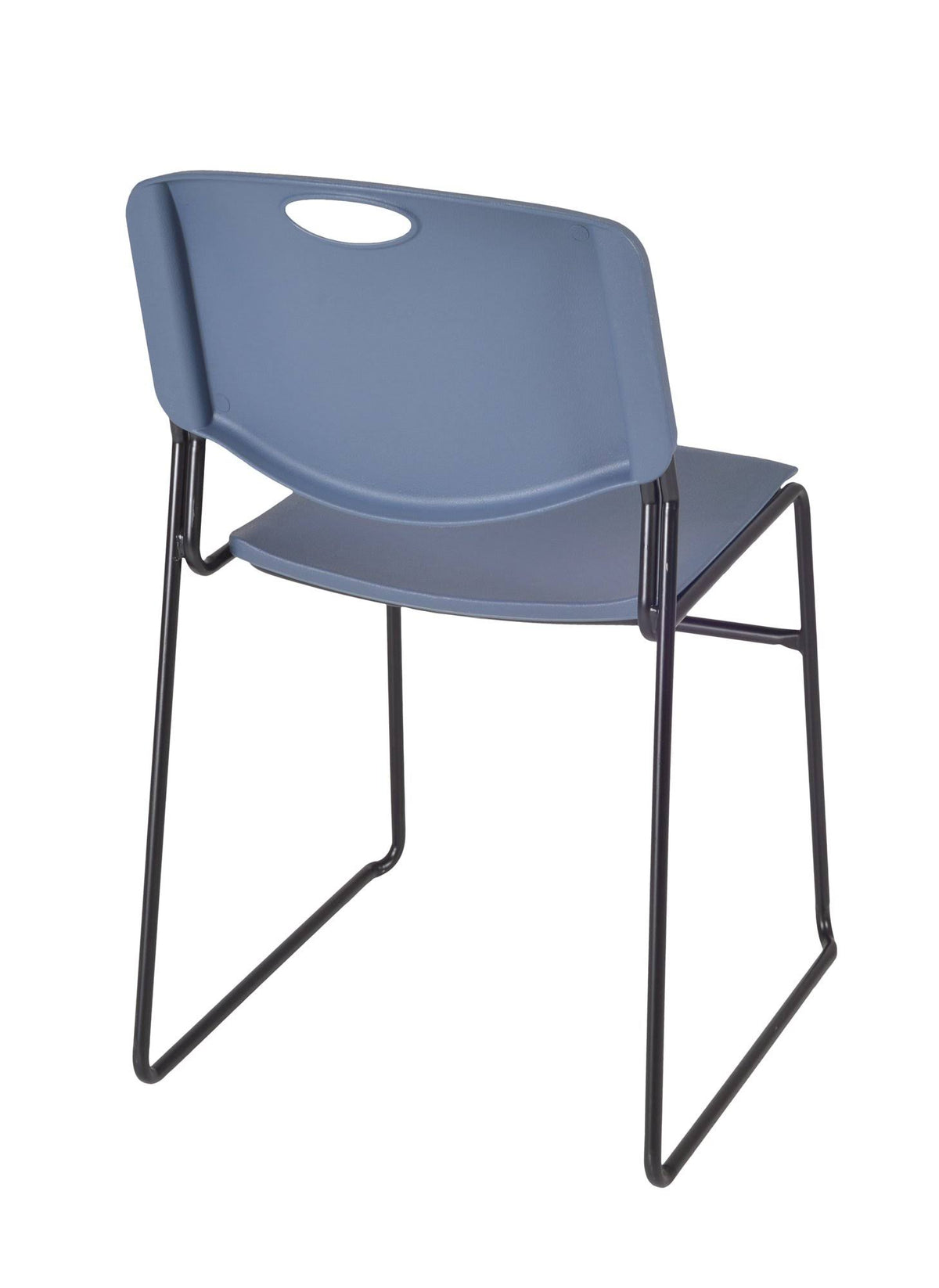 48x22 Square Breakroom Table with 4 Stack Chairs C3651