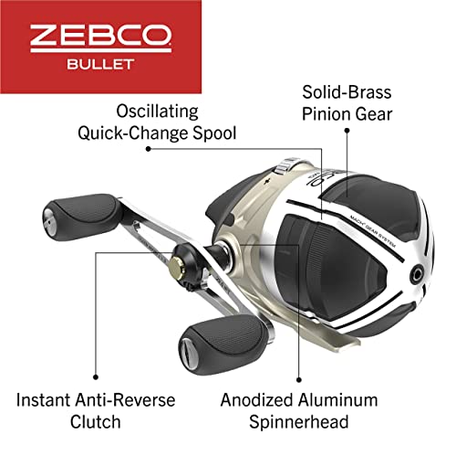 Size 30 Ultra-Lightweight Magnesium Spincast Fishing Reel D995