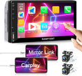 Double Din 7 Inch Touchscreen Car Stereo with Backup Camera W605