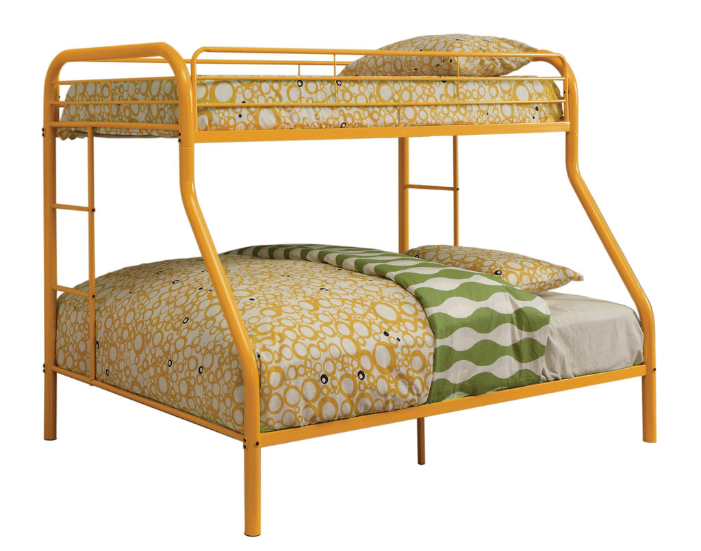 Modern Twin Over Full Bunk Bed with Dual Sided Ladder W5790