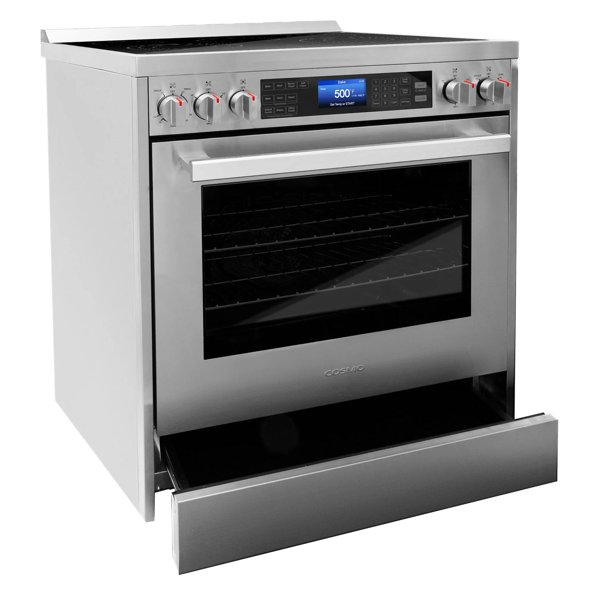 2 Piece Kitchen Appliance Package with 30" Over the Range Microwave & 30" Freestanding Electric Range I414795