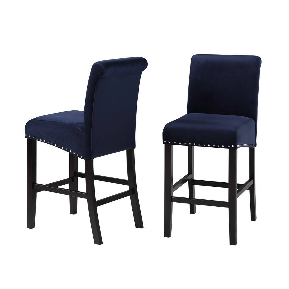 Velvet Counter Chair (Set of 2) C67999