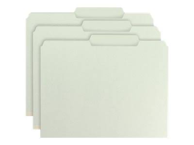 Letter Size Pressboard Classification Folders with Fasteners, 25 per Box X810653