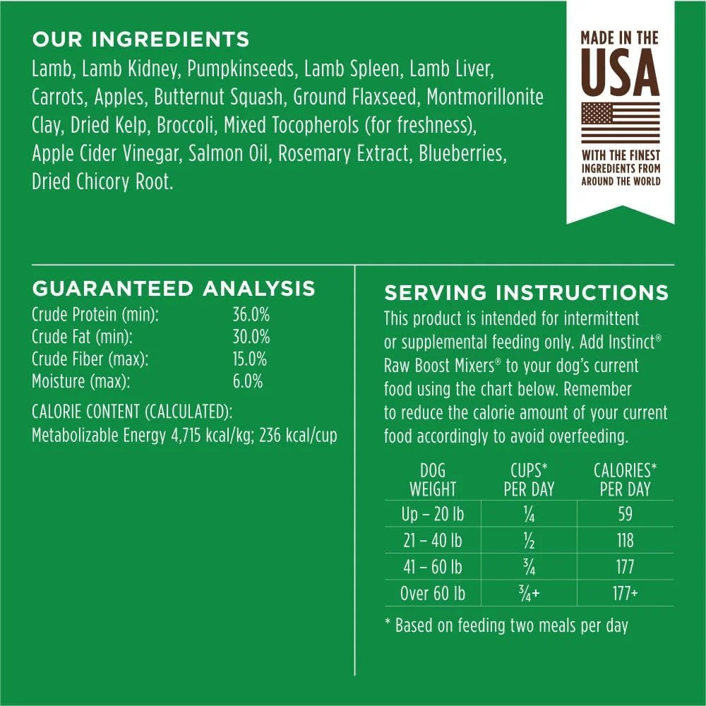 Freeze Dried Raw Dog Food Topper 5.5 oz M288