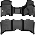 Black TPE All-Weather Floor Mats Full Set Liners G5153
