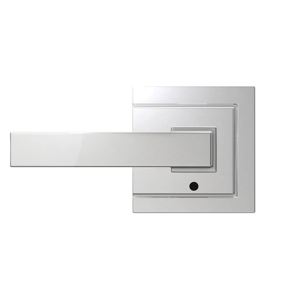 Bright Chrome Passage Door Lever Set T276