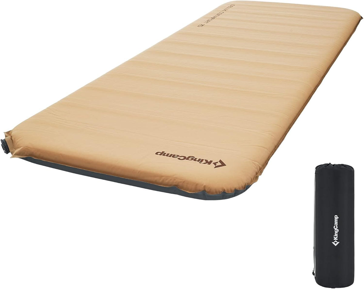 Blue Self Inflating Insulated Camping Sleeping Pad D867964