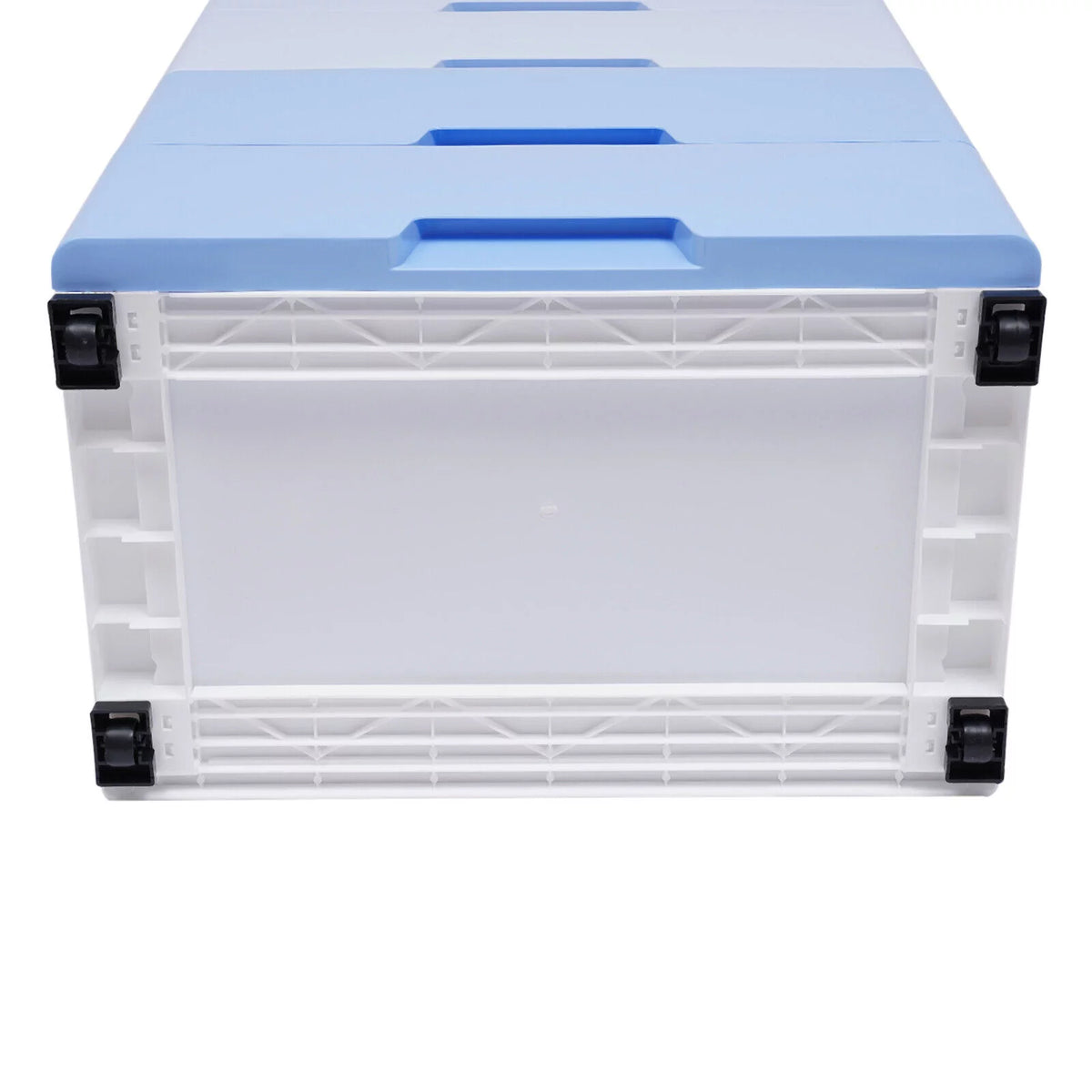 5 Plastic Drawers Dresser with Wheels Gradient Blue G8698
