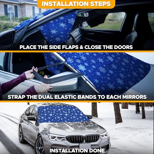 Heavy Duty 600D Oxford Fabric Windshield Cover D599489