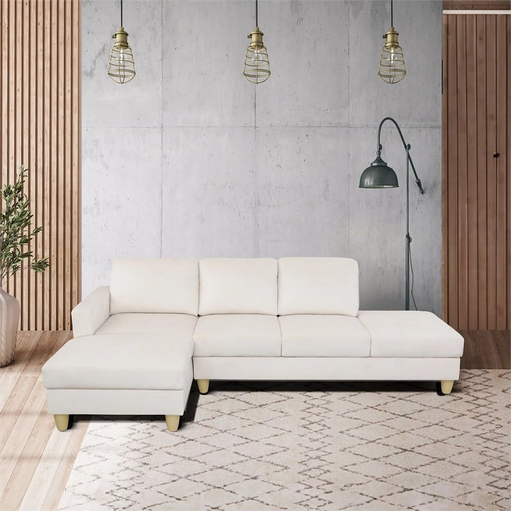 Cream White Sectional Sofa Y356