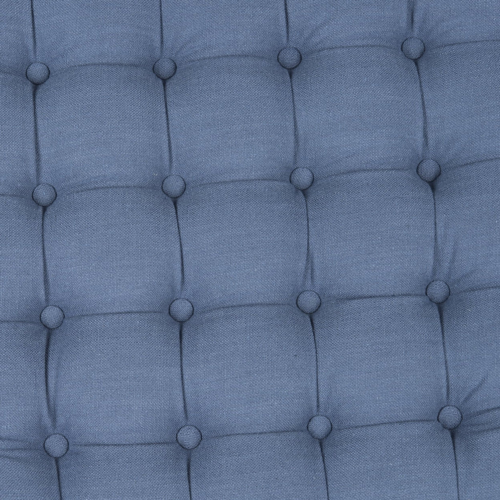 Navy Tufted Cocktail Ottoman P428161