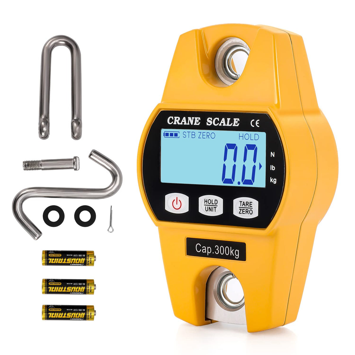 Mini Digital Crane Scale 300kg/660lb Pack of 2 X71919