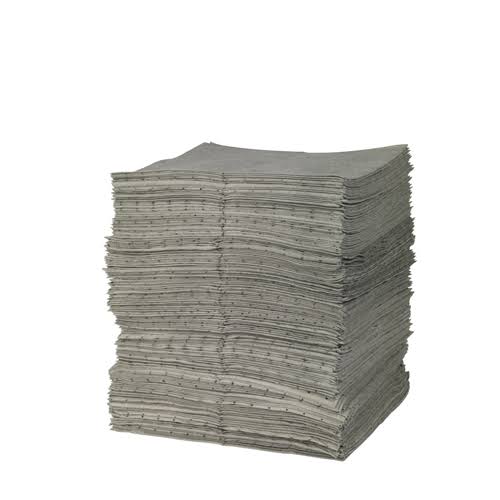 Gray Absorbent Pad, Universal, PK100 D24718