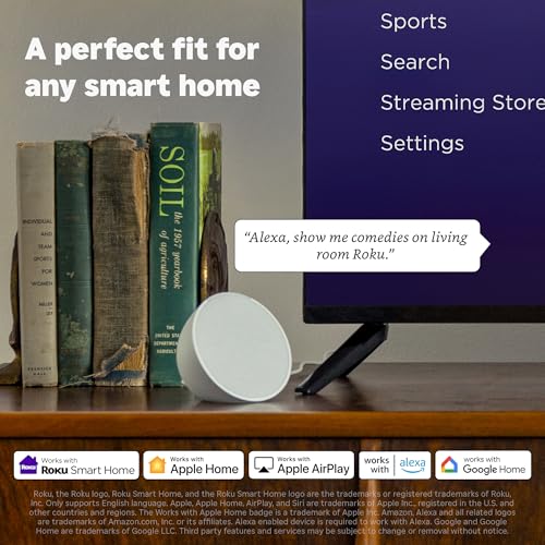 4K HDR Roku Streaming Device with Voice Remote R370