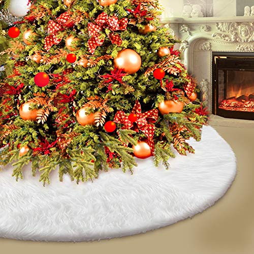 Plush Christmas Tree Skirt O30596