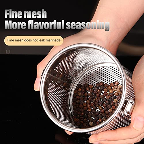 Extra Fine Mesh Stainless Steel Tea Infuser with Chain Hook C267