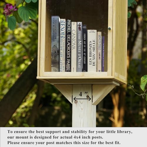 Outdoor Wood Book Storage Box Bracket G551