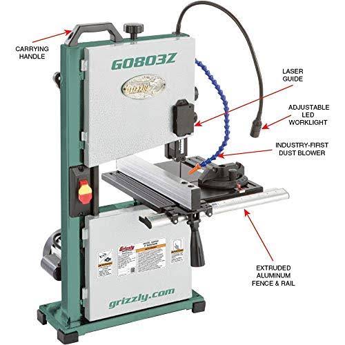 9x22 Benchtop Bandsaw with Laser Guide J627488