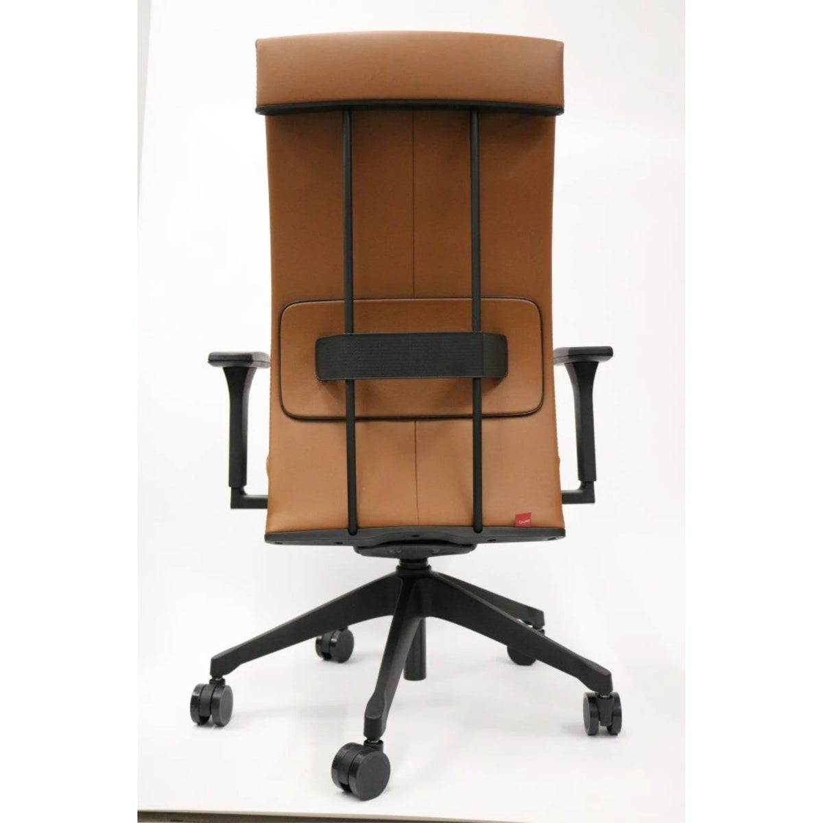 Camel Leather Office Chair J7365