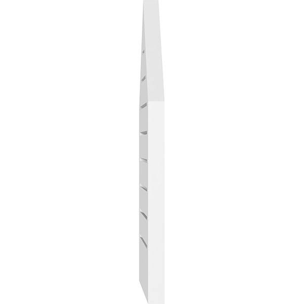 Peaked Top Surface Mount PVC Gable Vent R95101