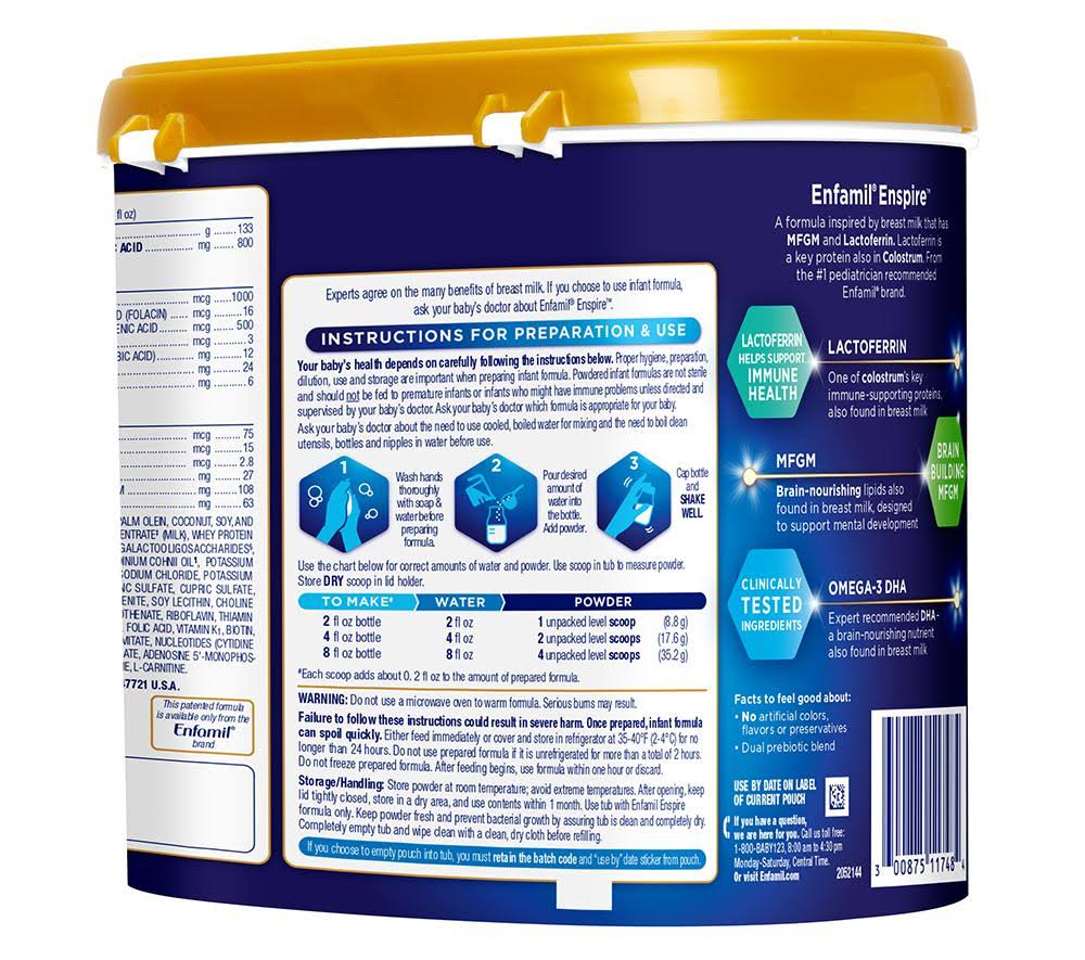 Infant Formula Powder 30 oz Refill Box Case of 4 T64165