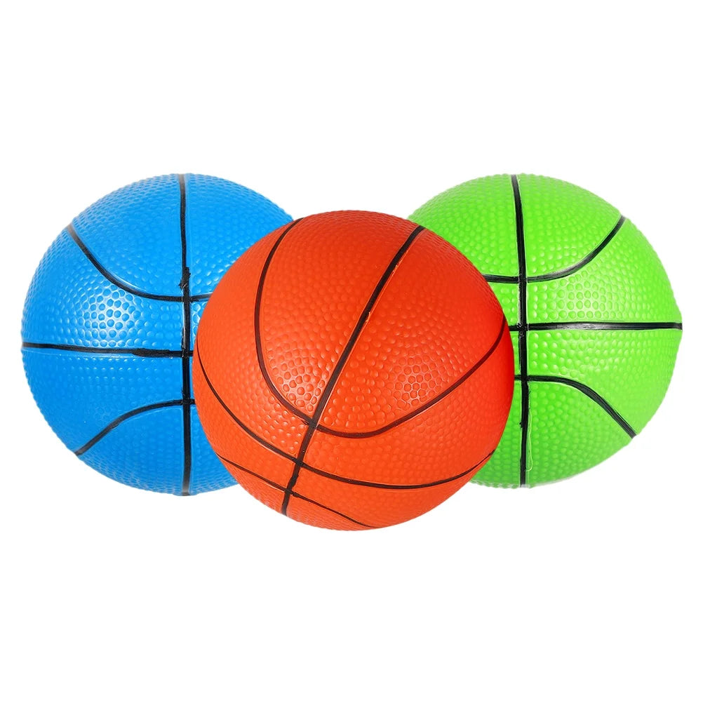 Mini Rubber Rainbow Bouncy Basketball Toy S840347