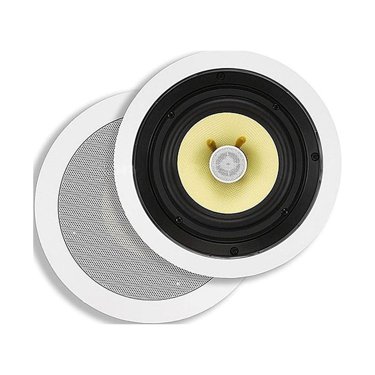 120W 6.5" Kevlar 2 Way In-Ceiling Speaker White R805
