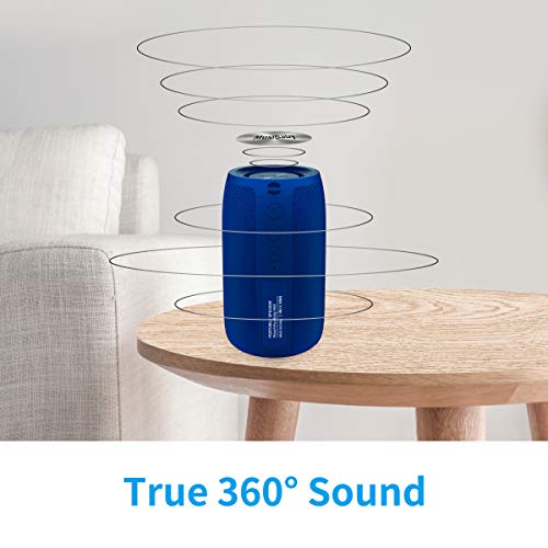 Bluetooth Speaker, Small Portable Speaker, Waterproof, Wireless, Bass, HD Sound, 24H Playtime T257720