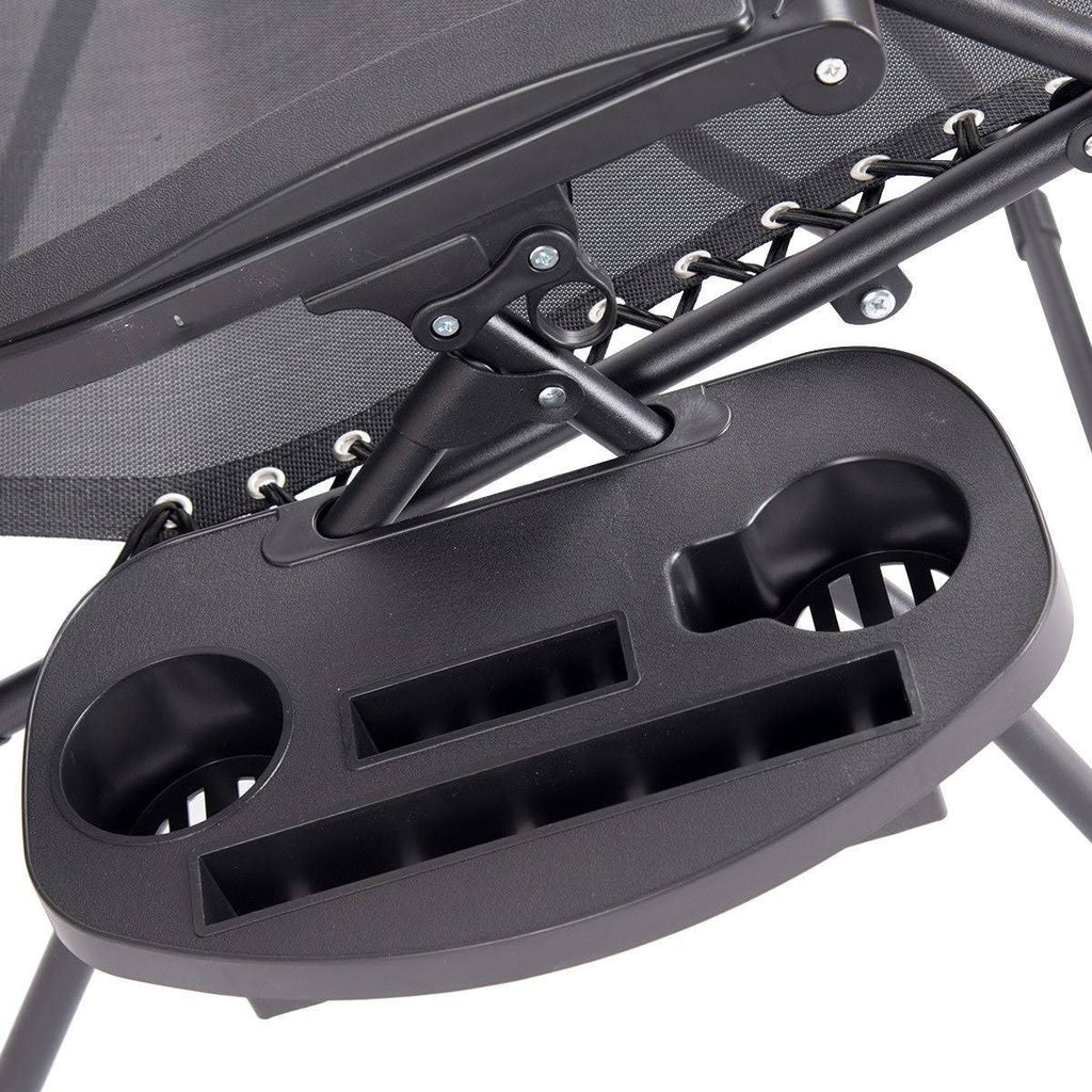 Folding Recliner Lounge Chair with Cup Holder D613