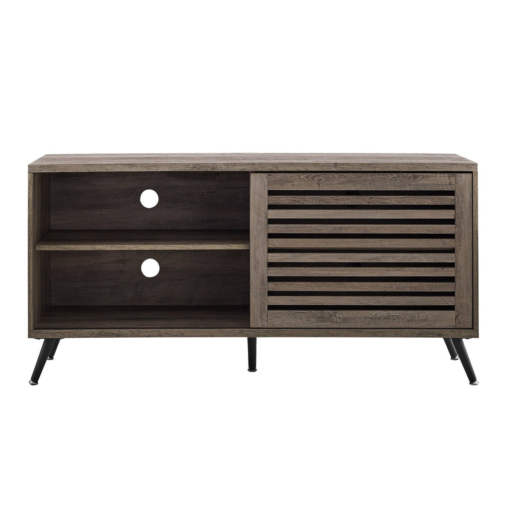Sliding Door TV Console - Grey Wash B210