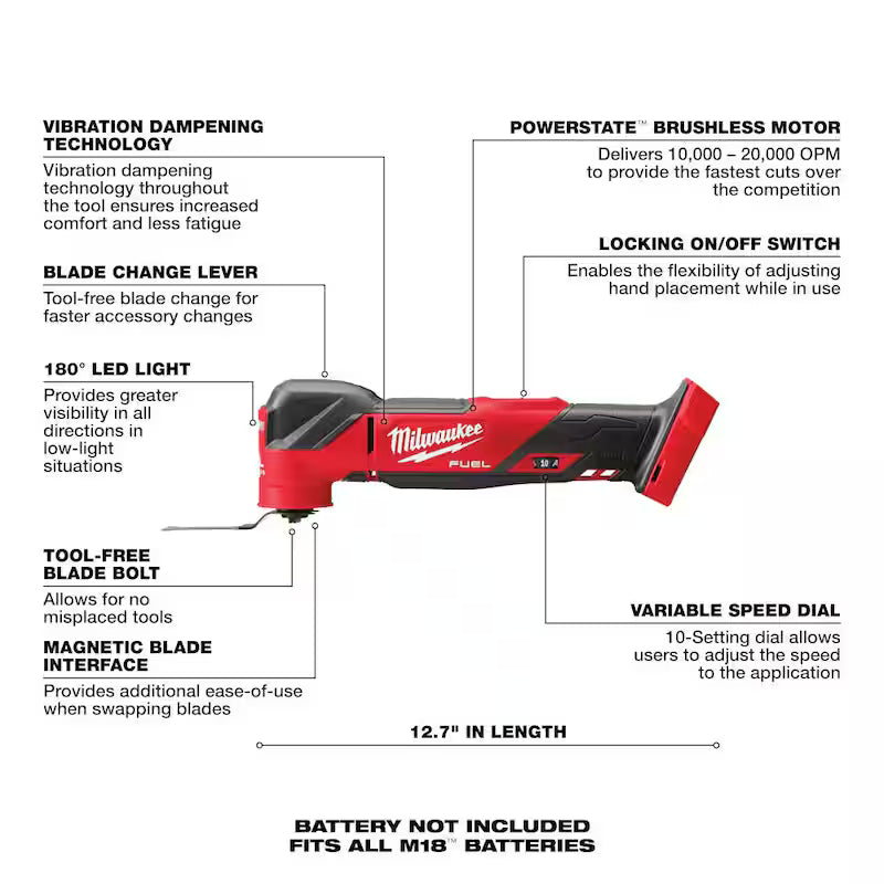 18V Lithium-Ion Brushless Cordless Reciprocating Saw Kit Q461