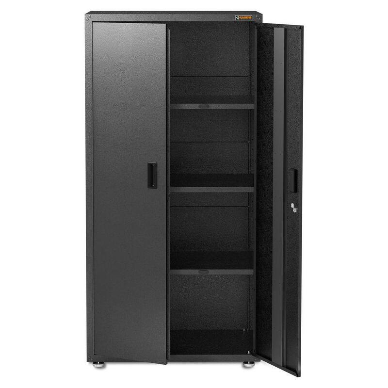Steel Freestanding Garage Cabinet 36 in. W x 72 in. H x 18 in. D R7168
