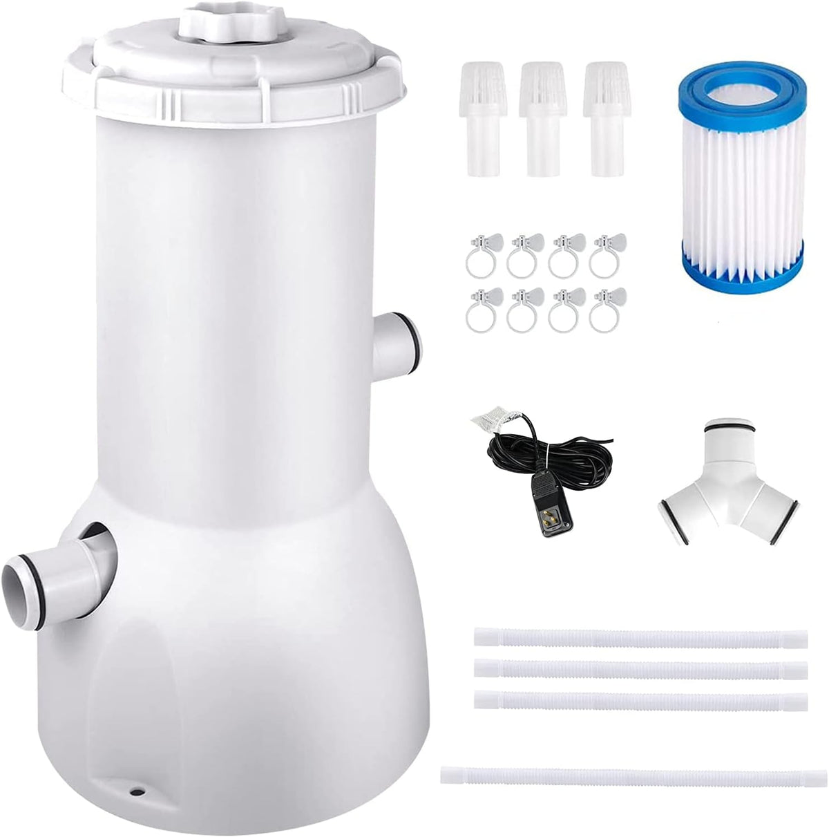 1000GPH Above Ground Pool Filter Pump with Cartridge Y9047