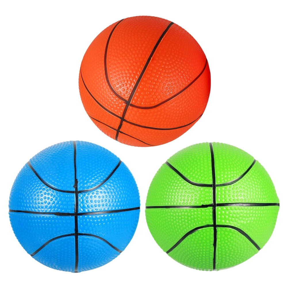 Mini Rubber Rainbow Bouncy Basketball Toy S840347
