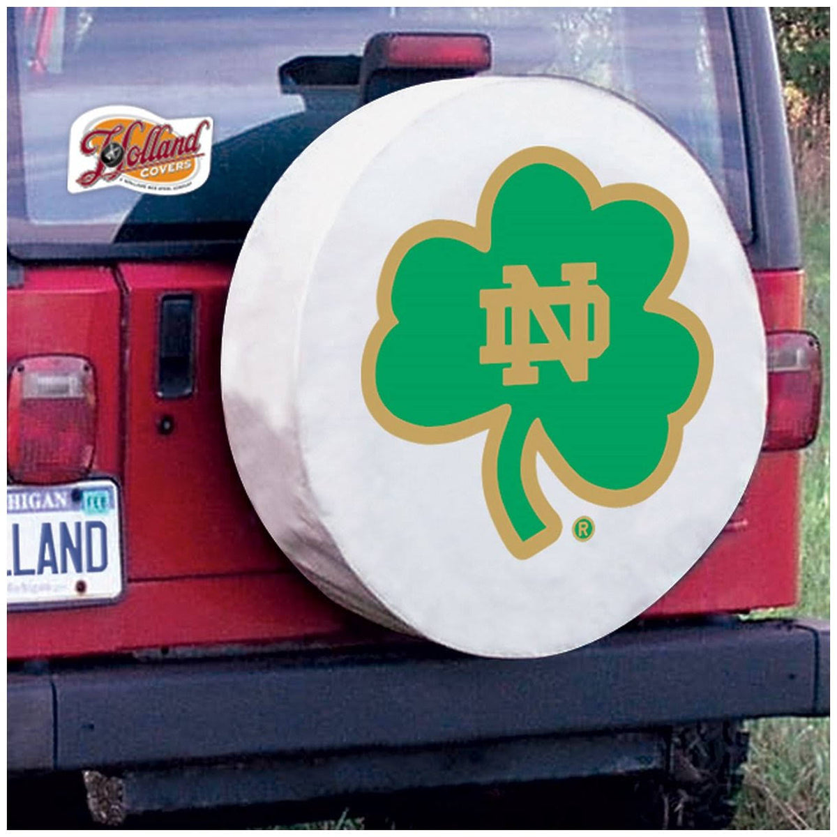 White Tire Cover Q8809