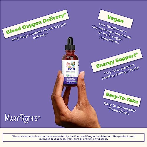 Liquid Iron Supplement for Children Ages 1-3, 2 Fl Oz F695