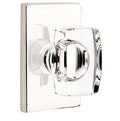 Windsor Crystal Knob Passage Set Polished Nickel Z831